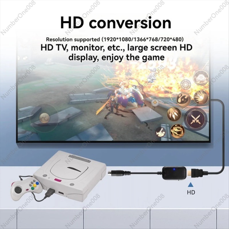 HDMI Converter Cable for Sega  - огляд і ціна Gaming Console Monitor
