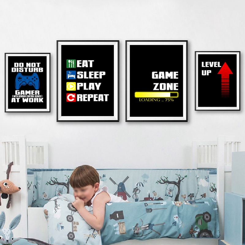 Gaming Quotes Art Painting xbo - огляд і ціна Gaming Console Picture