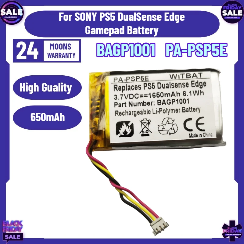 SWZY  3.7V 650mAh BAGP1001 Dua - огляд і ціна Sony Controller Dualsense Edge