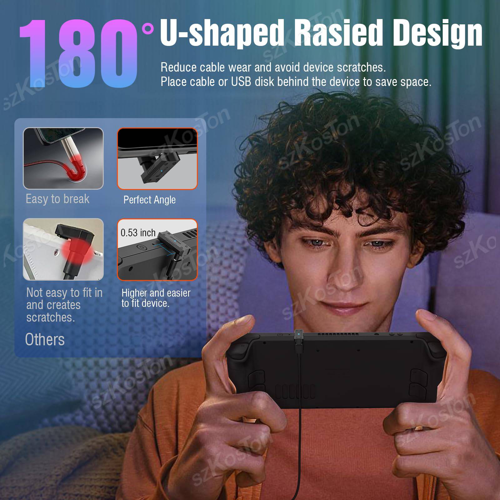 Fast Charging Extender 180° US - огляд і ціна Gaming Console Steam Deck