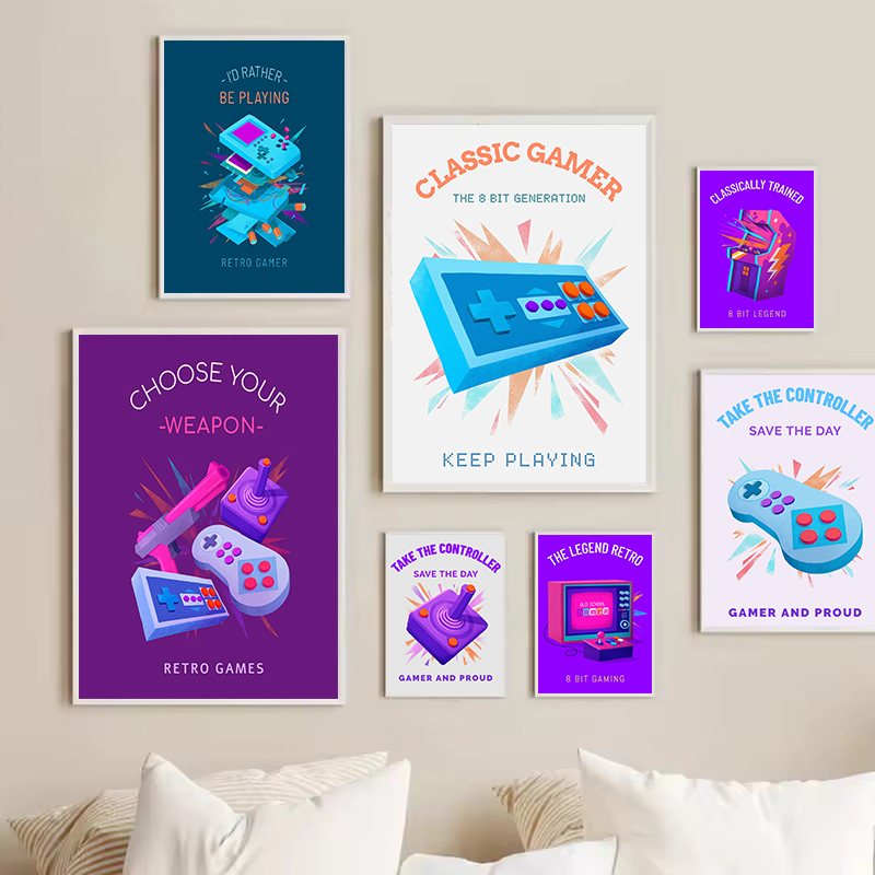 Retro Colorful Gamer with Joys - огляд і ціна Gaming Console Picture