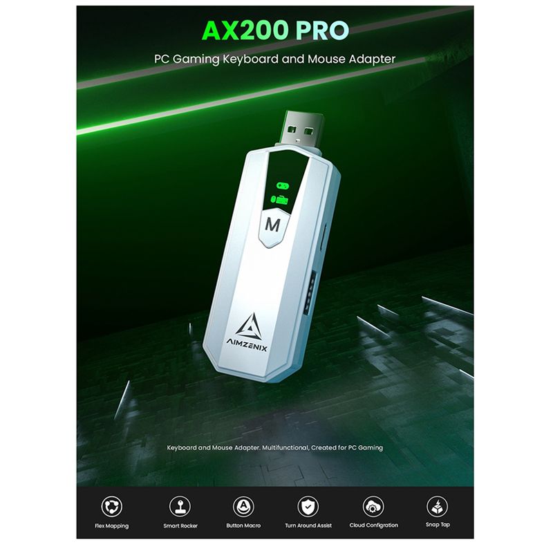 AIMZENIX AX200PRO PC Gaming K& - огляд і ціна Gaming Console Monitor