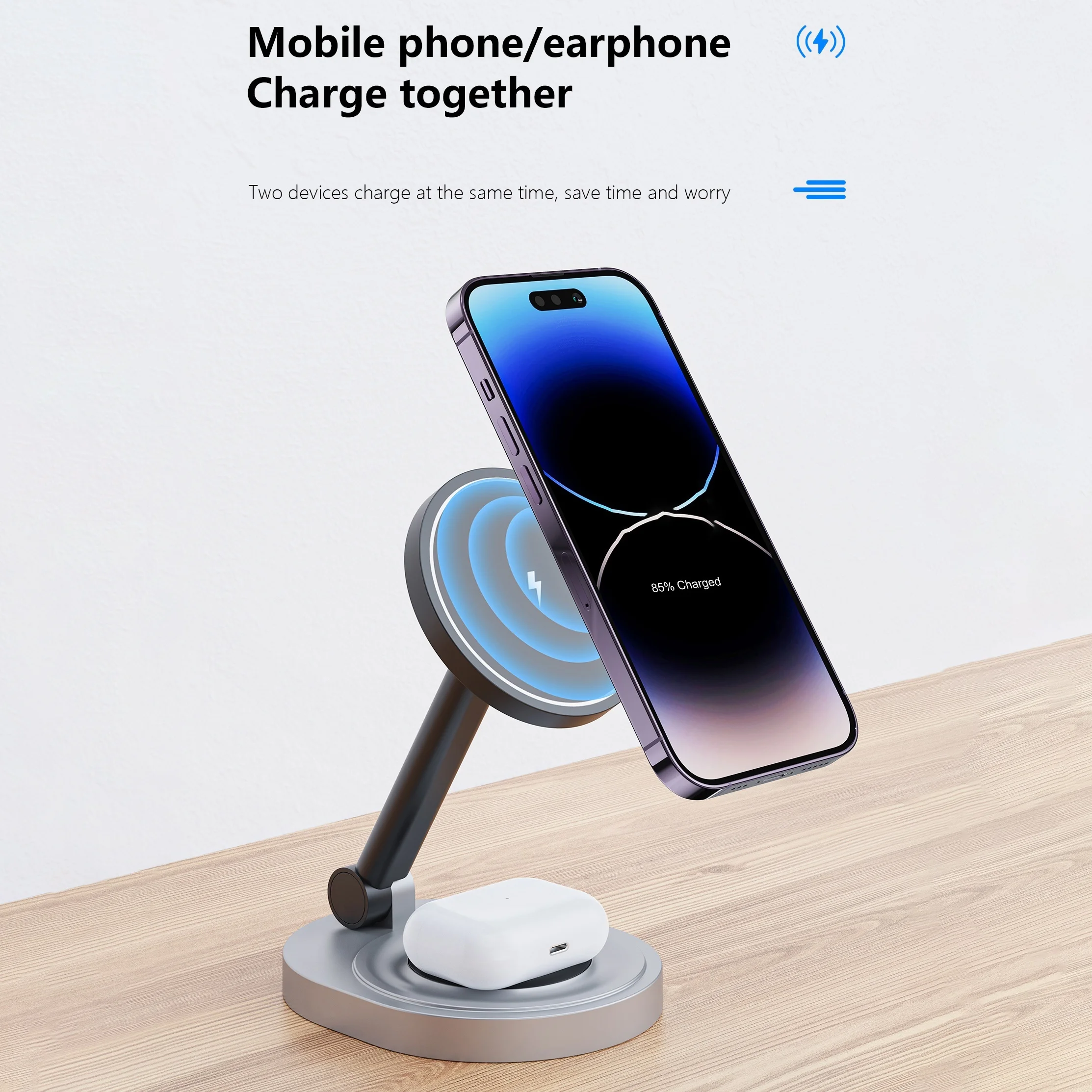 2 In 1 Magnetic Wireless Charg - огляд і ціна Controller Charging Dock