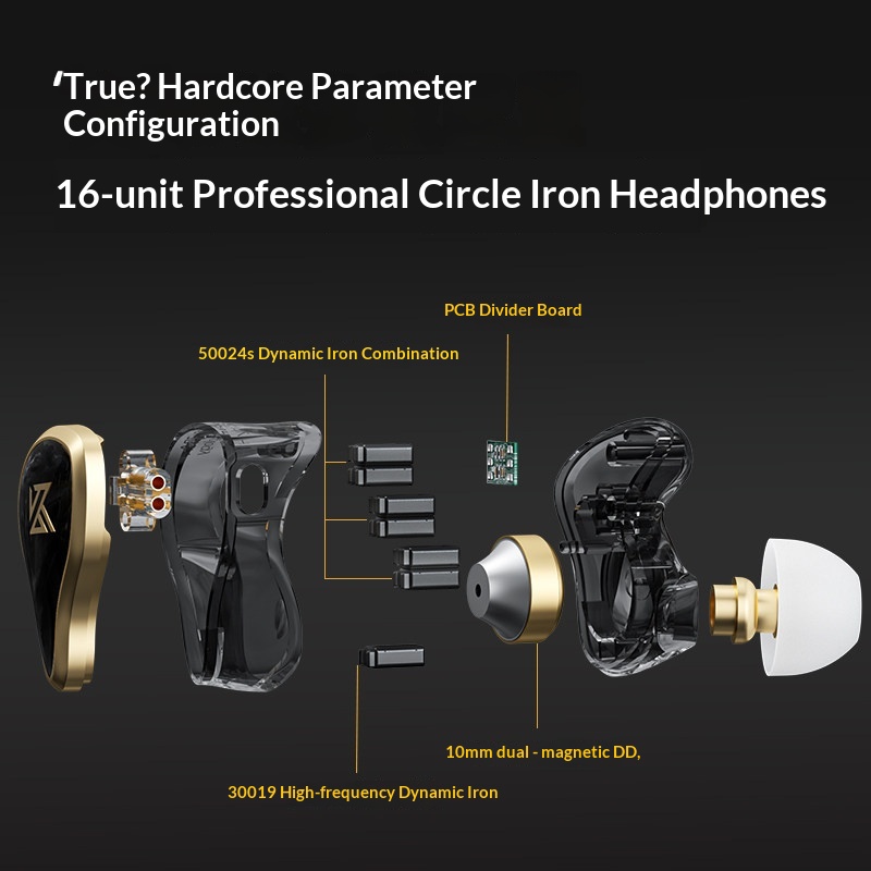 KZ ZAS Metal Wired Earphone 16 - огляд і ціна Gaming Headset Wired